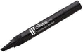 Permanent marker Paper Mate W10 zwart 12 stuks met schuine punt - OfficeTown