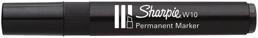 Permanent marker Paper Mate W10 zwart 12 stuks met schuine punt - OfficeTown