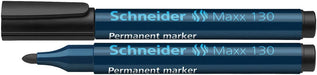 Permanente marker Schneider Maxx 130 met zwart inkt en ronde punt - OfficeTown