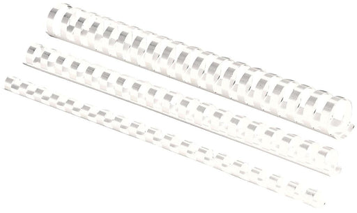 Plastic Bindruggen Fellowes, 100 stuks, 10 mm, wit - OfficeTown