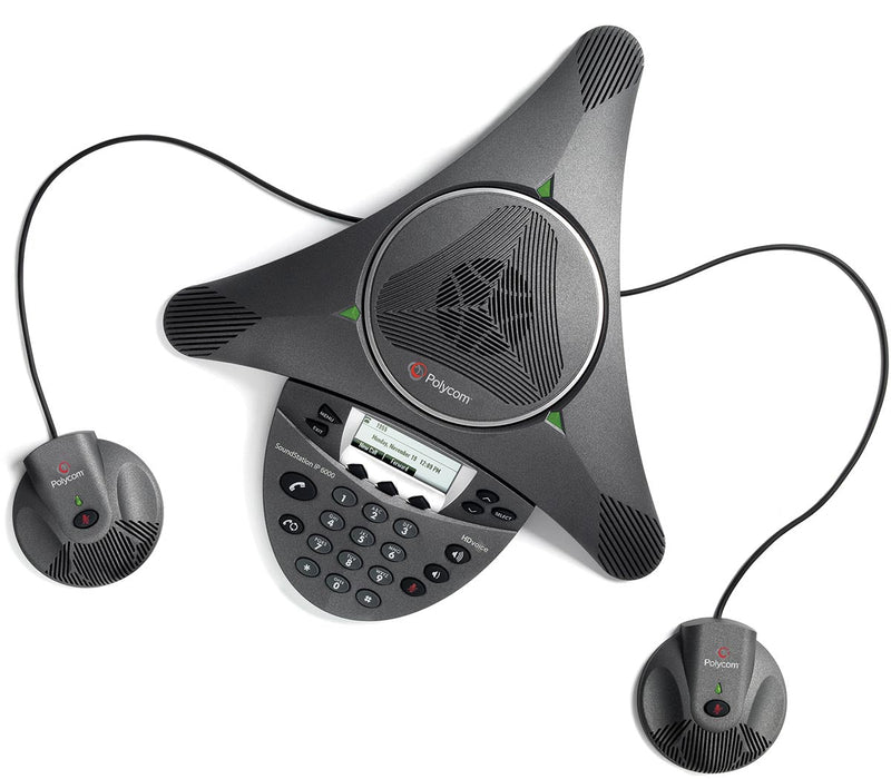 Polycom SoundStation IP 6000 - Geavanceerde Conferentietelefoon met Superieure Prestaties - OfficeTown