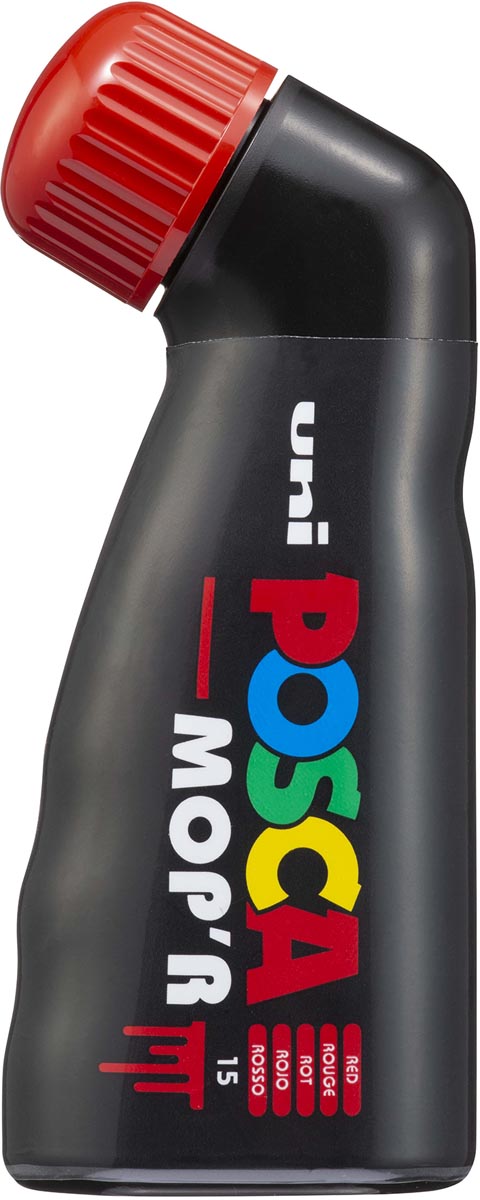 Posca MOP'R verfstift PCM - 22, rood met 3 - 19 mm schrijfbreedte - OfficeTown