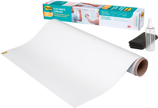 Post - It Flex Write whiteboardfolie op rol, ft 121,9 x 182,9 cm - OfficeTown