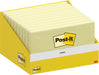 Post - it Notes, 100 vel, ft 76 x 127 mm, kanariegeel (canary yellow) 10 stuks - OfficeTown