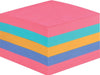 Post - it Super Sticky Notes kubus, 440 vel, ft 76 x 76 mm, geassorteerde regenboogkleuren - OfficeTown