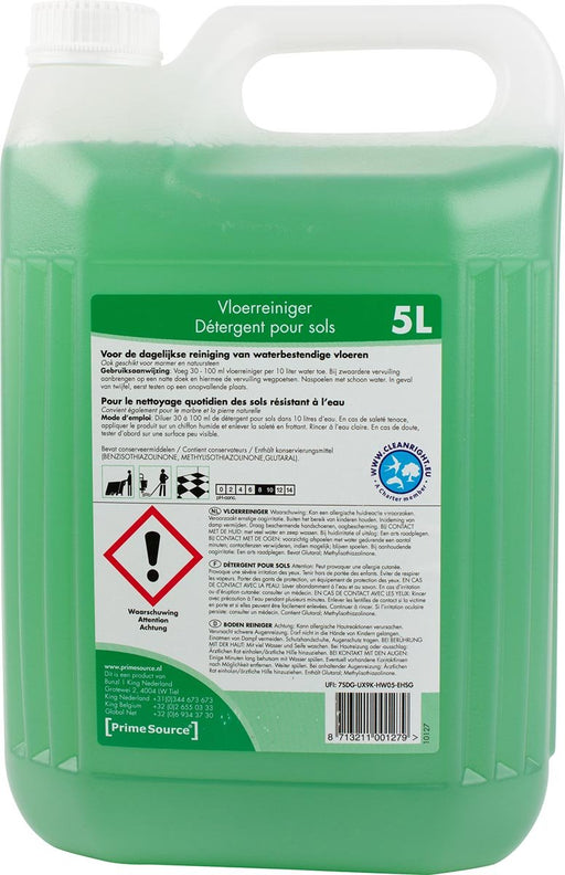 Primesource vloerreiniger, 5 literfles - OfficeTown