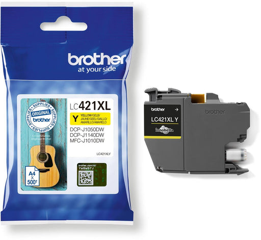 Printer - Inktcartridge, 500 pagina's, OEM LC - 421XLY, geel - OfficeTown