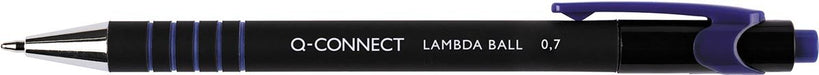 Q - CONNECT balpen Lambda, 0,5 mm, medium punt, blauw - OfficeTown