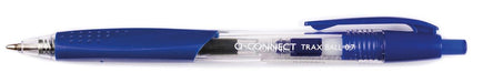 Q - CONNECT balpen, met grip, medium punt, blauw - OfficeTown