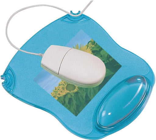 Q - CONNECT gel muismat met polssteun, blauw - OfficeTown