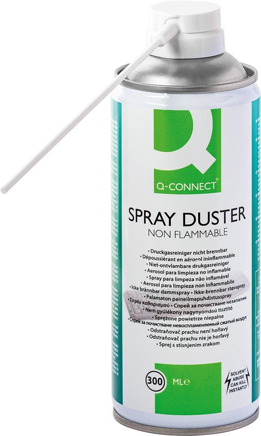 Q - CONNECT niet - ontvlambare persluchtreiniger, spuitbus van 300 ml - OfficeTown
