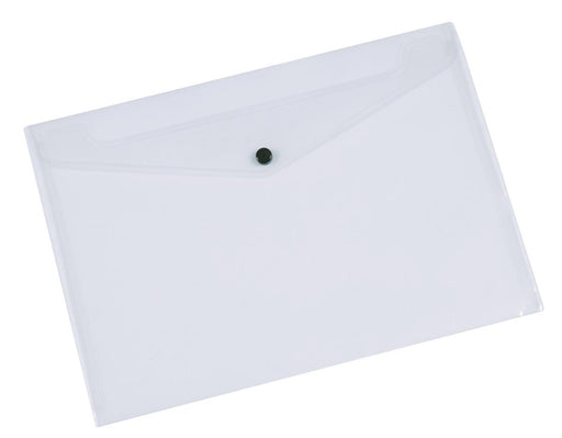 Q - CONNECT opbergmap, A4 formaat, transparant PP, met drukknopsluiting - OfficeTown