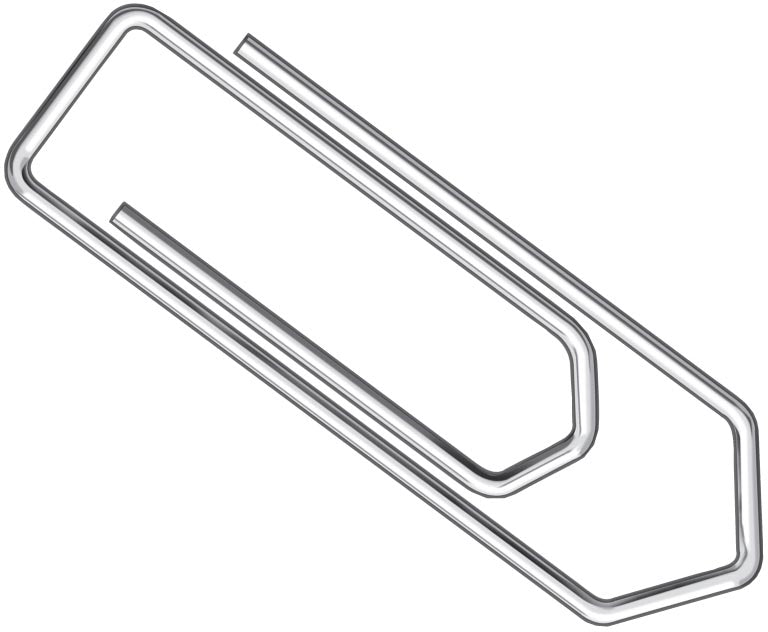 Q - CONNECT papierklemmen, 26 mm, verpakking van 1000 stuks - OfficeTown