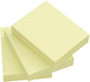 Q - CONNECT Quick Notes, ft 38 x 51 mm, 100 vel, pak van 3 stuks, geel - OfficeTown