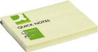 Q - CONNECT Quick Notes, ft 76 x 102 mm, 100 vel, geel - OfficeTown