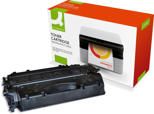 Q - CONNECT toner zwart 6900 pagina's voor HP - OEM: CF280X - OfficeTown