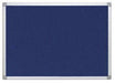 Q - CONNECT viltbord met aluminium frame 60 x 45 cm blauw - OfficeTown
