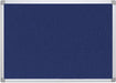 Q - CONNECT viltbord met aluminium frame 60 x 45 cm blauw - OfficeTown