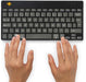 R - Go Compact Break ergonomisch Bluetooth toetsenbord, azerty, zwart - OfficeTown