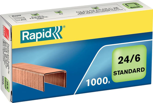 Rapid Nietjes 24/6, koper, doos van 1.000 nietjes - OfficeTown