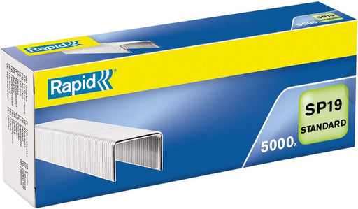 Rapid nietjes SP19, verzinkt, doos van 5.000 stuks - OfficeTown