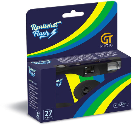 Realishot wegwerpcamera, 27 kleurenfoto's met flits - OfficeTown