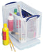 Really Useful Box Box opbergdoos 19 liter hangmappenkoffer, transparant - OfficeTown