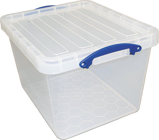 Really Useful Box Box opbergdoos 40 l, stapelbaar, transparant 3 stuks - OfficeTown
