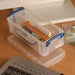 Really Useful Box Doos 0,9 liter, transparant - OfficeTown