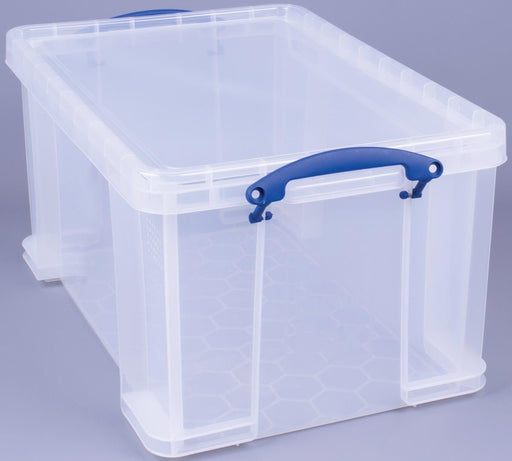Really Useful Box doos 48 liter, transparant, individueel verpakt in karton - OfficeTown