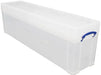 Really Useful Box Doos 77 liter, transparant, per stuk verpakt in karton - OfficeTown