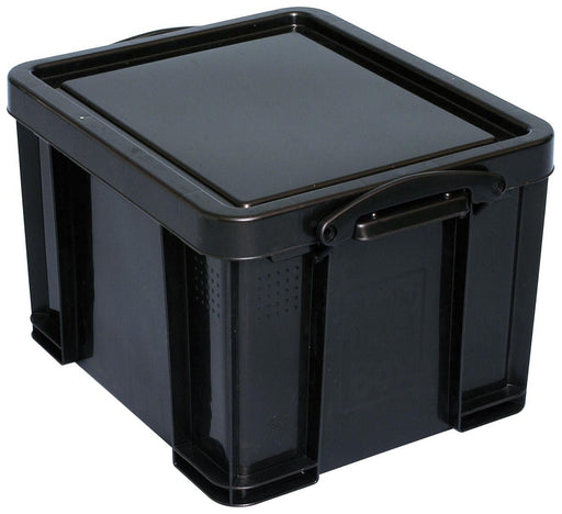 Really Useful Box Doos Opbergdoos 35 liter, Gerecycled, Zwart 6 stuks - OfficeTown