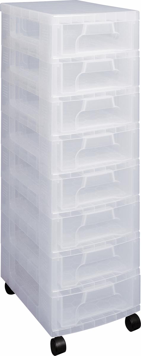Really Useful Box opbergblok 8 x 7 l, doorzichtig - OfficeTown
