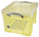 Really Useful Box opbergdoos 35 liter, transparant geel 6 stuks - > Opbergdoos van Really Useful Box 35 liter, transparant geel 6 stuks - OfficeTown