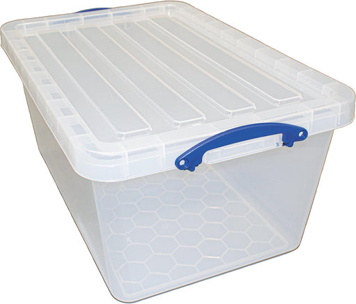 Really Useful Box opbergdoos 61 l, nestbaar, transparant 3 stuks - OfficeTown