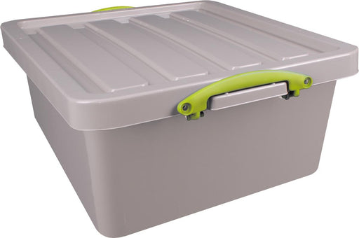 Really Useful Box Recycled opbergdoos 31,5 l, nestbaar, grijs 3 stuks - OfficeTown