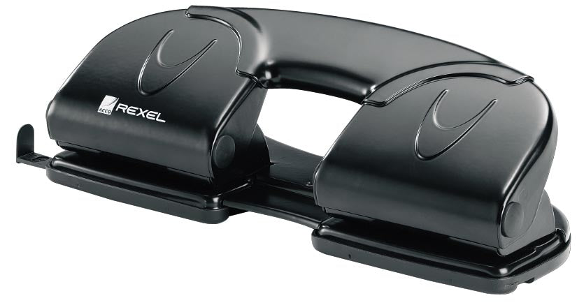 Rexel 4 - gaats perforator V412 met Aanleglat - OfficeTown