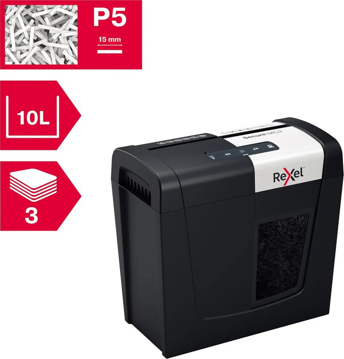 Rexel Secure papiervernietiger MC3 - OfficeTown