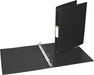 Ringmap voor ft A4, 25 mm PVC, Zwart met 4 ringen - OfficeTown