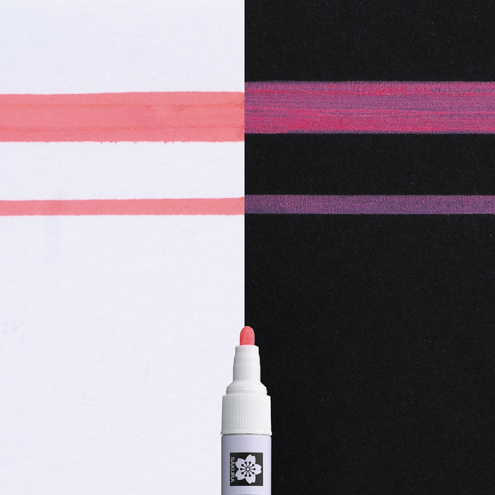 Sakura verf Marker Pen - Touch, medium, fluorescerend rood - OfficeTown