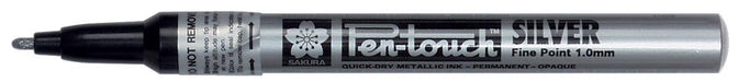 Sakura verfmarker Pen - Touch 1 mm punt, zilver - OfficeTown
