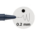 Schneider fineliner Pictus, etui met 3 stuks, zwarte houder van gerecycled plastic - OfficeTown