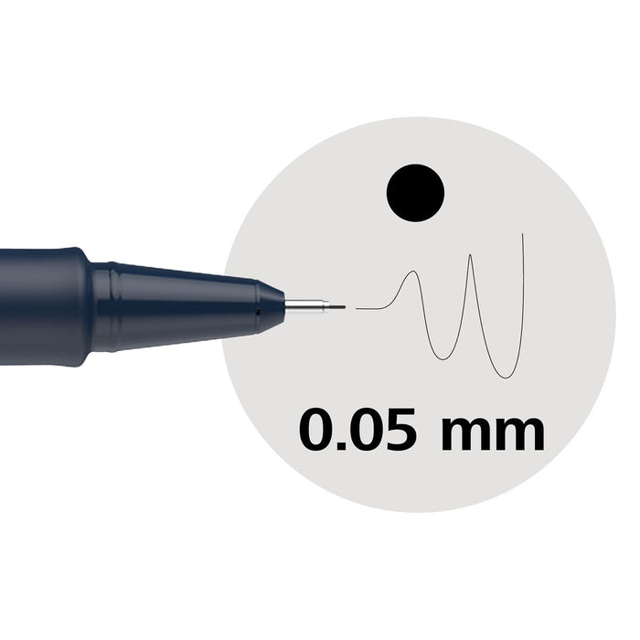 Schneider fineliner Pictus, etui van 8 stuks, zwart - OfficeTown