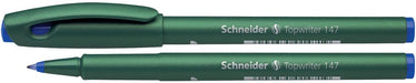Schneider fineliner topwriter 147 blauw 10 stuks - OfficeTown