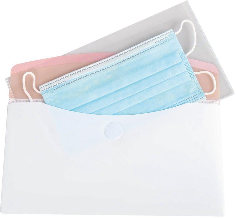 Set van 6 stuks Tarifold met antimicrobiële hoes en Color Dream Chequebook - enveloptas voor mondmaskers - OfficeTown