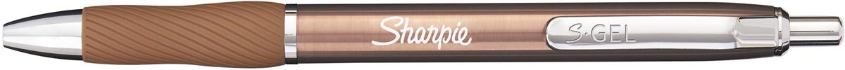 Sharpie S - gel roller, medium punt, zwarte inkt, blister van 2 stuks in metallic kleuren met 2 vullingen - OfficeTown