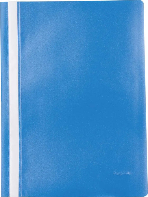 Snelhechtmap van Pergamy, A4 - formaat, PP - materiaal, pak van 5 stuks, donkerblauw - OfficeTown