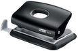 Snelle mini - perforator FC10, 2 - gaats, 10 vel, zwart met aanleglat - OfficeTown