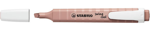 STABILO SWING COOL naturecolor markeerstift, umber (bruin) 10 stuks - OfficeTown