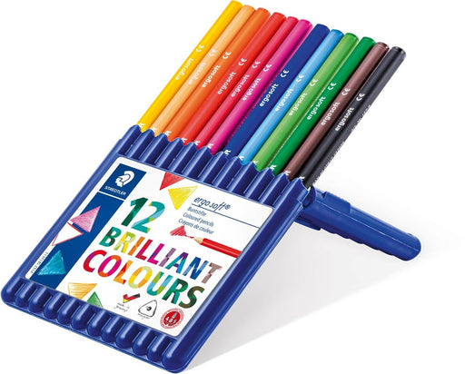 Staedtler Ergosoft 12 driehoekige kleurpotloden - OfficeTown
